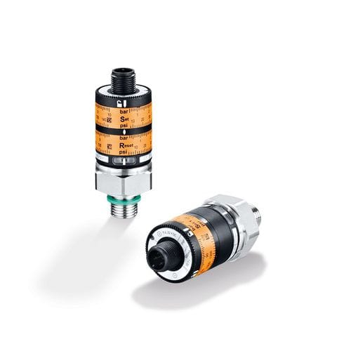 Relative pressure sensor - PK series - ifm electronic - membrane / threaded / for gas