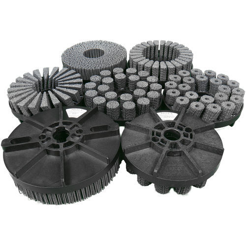 Disc brush - 05 series  - Abtex - abrasive / aluminum / silicon carbide