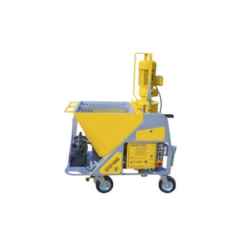 Mortar spraying machine - QUATTRO - Probmat - screw / electric / compact