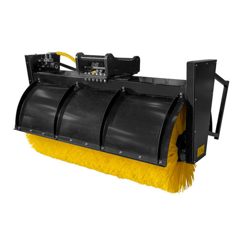 Excavator sweeper - SR series - engcon Nordic AB - hydraulic motor