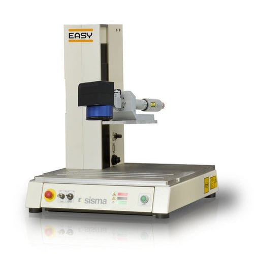 Fiber laser marking machine - EASY Open - SISMA SPA - benchtop / compact / industrial