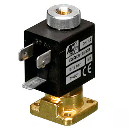 3/2-way solenoid valve - 313 - ACL S.r.l. - NC / NO / for hot water