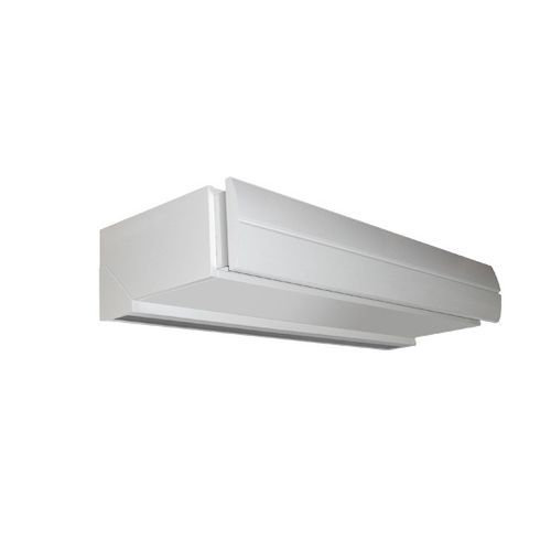 Ambient air curtain - Invisidor DOORFLOW - Biddle - hot / horizontal / commercial