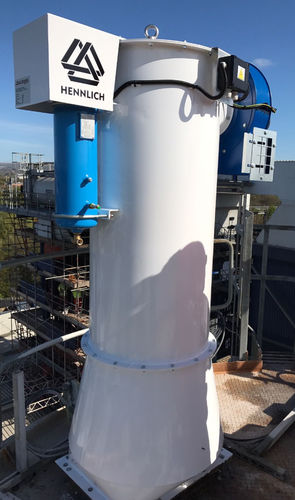 Cartridge industrial dust collector - N1500 V - HENNLICH s r.o. - reverse air cleaning