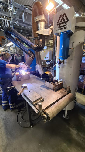 Cartridge dust collector - N1500 VN - HENNLICH s r.o. - for welding fumes