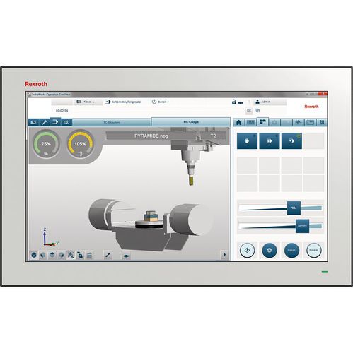 LCD panel PC - VR4 series - Bosch Rexroth - Electric Drives and Controls - 21.5" / 15.6" / 1366 x 768
