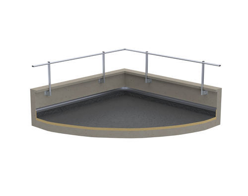 Aluminum railing - SECURILISSE® evo GCE-AD - SOMAIN SECURITE