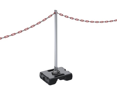 Security demarcation - Balisage chaînette - SOMAIN SECURITE - chain / aluminum / free-standing