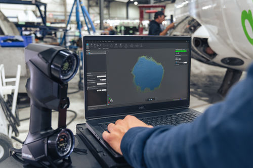 Surface inspection software - Creaform - visualization / for NDT / for the oil and gas industry