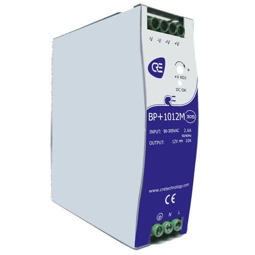 Generator set battery charger - BP+1012M-305 - CRE TECHNOLOGY - for motor pump / DIN rail-mounted / lead