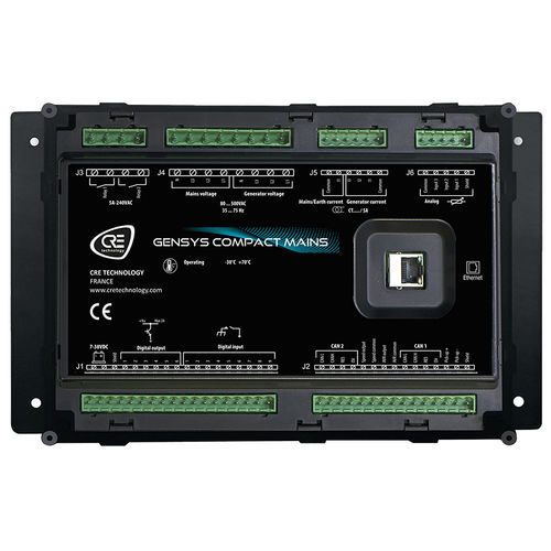 Automatic generator set controller - GENSYS COMPACT MAINS CORE - CRE TECHNOLOGY - parallel / synchronization / rear-mounted