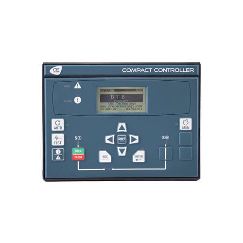 Generator set controller with multi-bus tie breaker management - BTB COMPACT - CRE TECHNOLOGY - automatic / parallel / synchronization