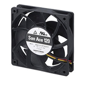 Axial PC fan - 9GA1212G4001 - SANYO DENKI America - cooling / 12VDC / plastic