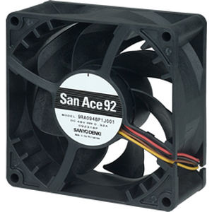 Axial PC fan - 9RA09 series - SANYO DENKI America - cooling / 48VDC / 12VDC