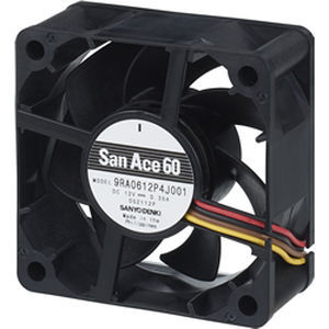 Axial electronic fan - 9RA0612G4001 - SANYO DENKI America - cooling / 12VDC / plastic