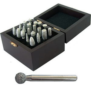 Ball nose milling cutter - DK Holdings - solid / burr / diamond