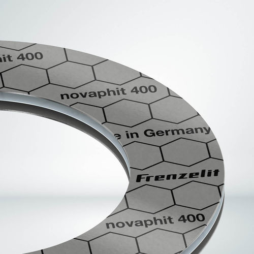 Graphite gasket sheet - novaphit® 400 - Frenzelit - metal / stainless steel / flange