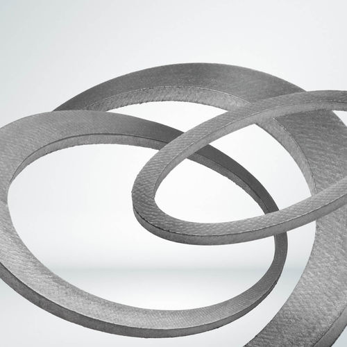 Flat gasket - novaSEAL® OV - Frenzelit - coated / round / fabric