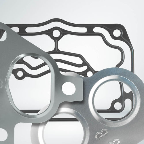 Lip gasket - novaform® GBA - Frenzelit - elastomer / aluminum / coated