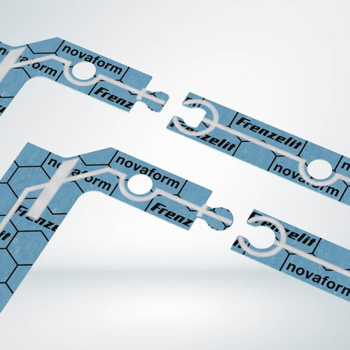 Elastomer gasket - novaform® 220 - Frenzelit - coating / bonded / exhaust