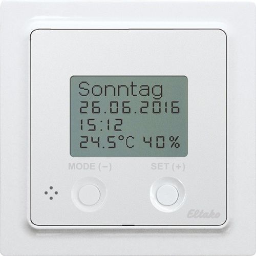 Wireless thermo-hygrostat - FUTH55D - Eltako Electronics - electronic / with LCD display
