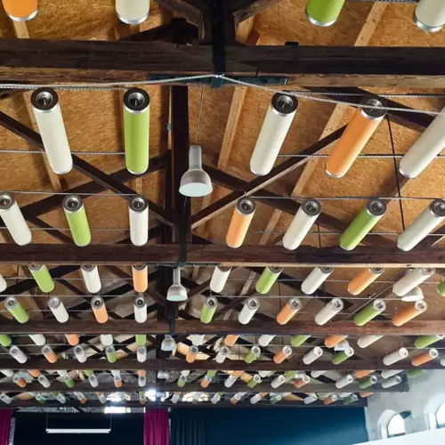 Mineral wool core isolating panel - ACUSTIBAF-C - Acústica Integral - Soundproofing - fiberglass facing / for ceiling / acoustic
