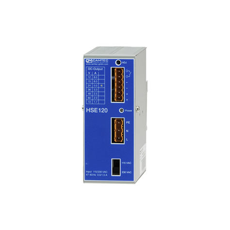 DIN rail power supply - HSE01201 - Camtec Power Supplies GmbH - AC/DC / switching / single-phase