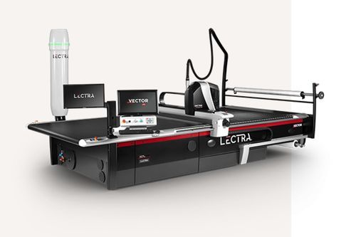 Blade cutting machine - Vector Automotive series - Gerber Technology, a Lectra company - for fabrics / multi-ply fabric / with control software