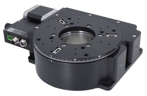 Motor-driven rotary table - X-RST-DE series - Zaber Technologies - Vancouver, BC - electric / horizontal / laboratory