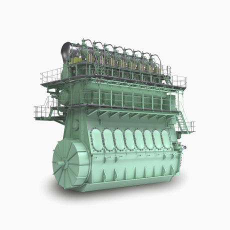 Gas engine - ME-GIE - Hyundai Heavy Industries-Marine Engine - marine / high-efficiency / 2-stroke