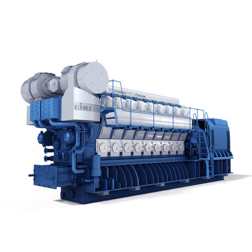 Dual-fuel engine - H35DFV series - Hyundai Heavy Industries-Marine Engine - diesel / gas / multi-cylinder