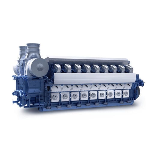 Diesel engine - H46/60V series - Hyundai Heavy Industries-Marine Engine - gasoline / multi-cylinder / turbocharged