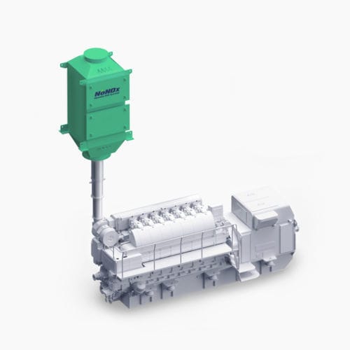Selective catalytic reducer - SCR - Hyundai Heavy Industries-Marine Engine