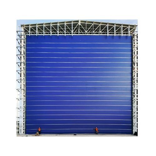Fold-up door - MEGAPACK® - B.M.P. srl - hangar / industrial / high-speed