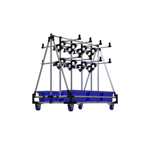 Storage warehouse shelving - Scaglia Indeva - modular / mobile / for boxes
