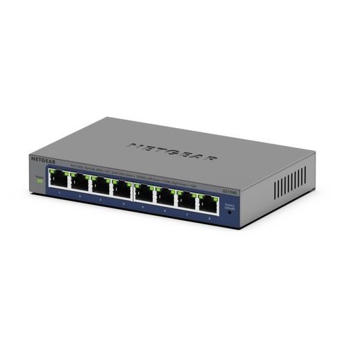 Unmanaged ethernet switch - GS108E - NETGEAR - 8 ports / gigabit Ethernet / wall