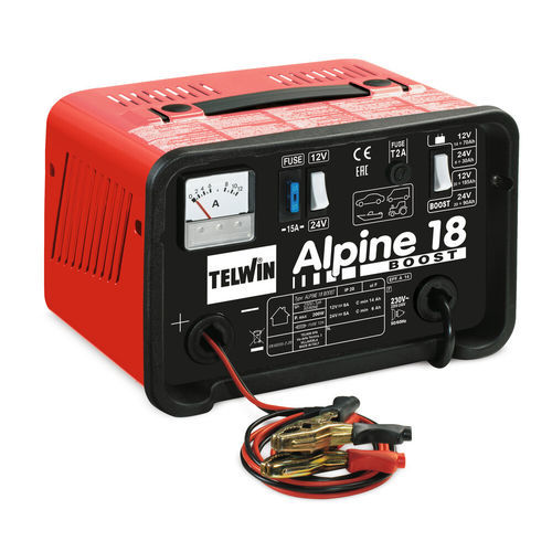 Automobile battery charger - ALPINE 18 BOOST - TELWIN - portable / liquid electrolyte / single-phase