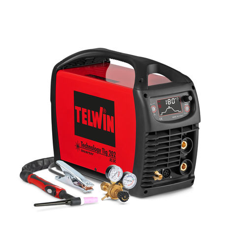 TIG welding machine - TECHNOLOGY TIG 202 AC/DC + ACC - TELWIN - arc / pulse / MMA