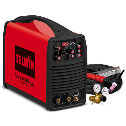 TIG welding machine - SUPERIOR TIG 421 DC + ACC - TELWIN - arc / pulse / MMA