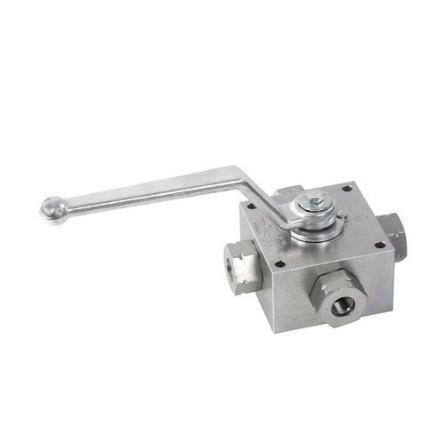 Ball valve - TBV-4-G04-0001-M - STAUFF - lever / hydraulic / for control