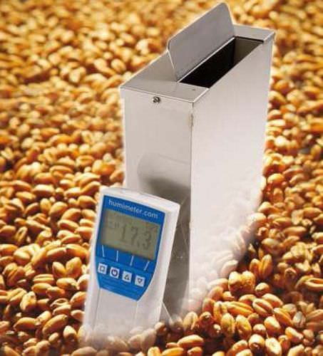 Grain moisture meter - FS2  - Messtechnik Schaller - by conductivity measurement / with digital display / portable