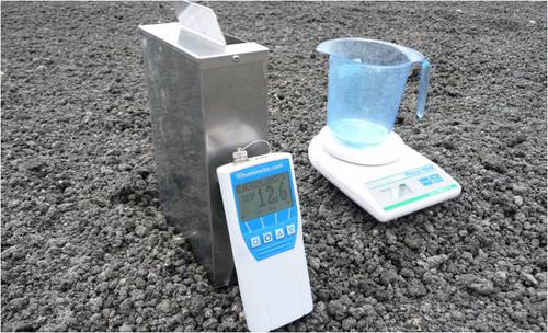 Solids moisture meter - FS4.1     - Messtechnik Schaller - by conductivity measurement / with digital display / portable