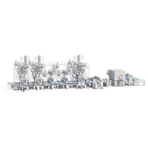 Compact extrusion line - RF5 - Reifenhäuser Extrusion Technology GmbH & Co. KG - flat-film / for PP / for PE