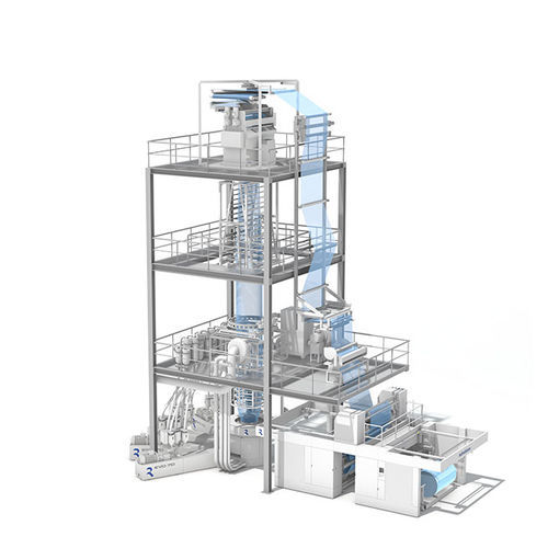 Flat-film extrusion line - EVO  - Reifenhäuser Extrusion Technology GmbH & Co. KG - blown film / for PE / for EVOH