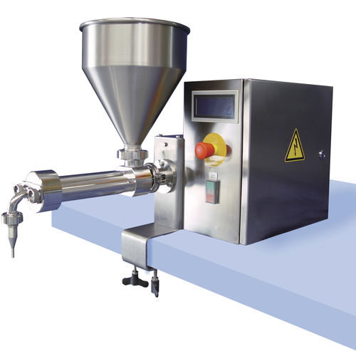Semi-automatic filling machine - UAE - GEPAS mbH - cup / bottle / container