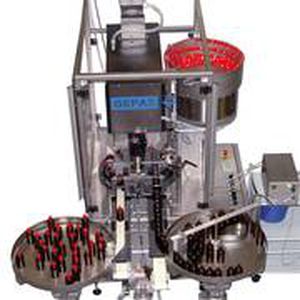 Automatic filling and capping machine - FVM - GEPAS mbH - flask