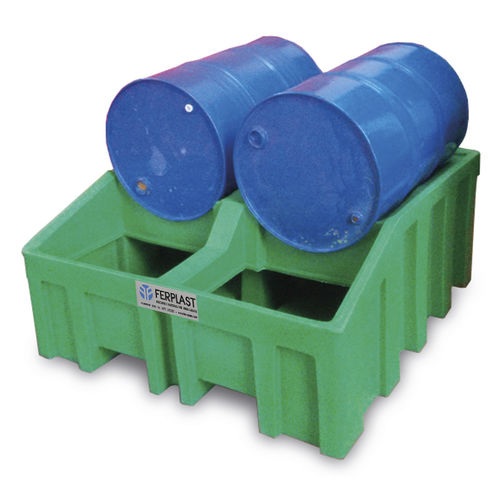 Drum containment bund - FPRA2 - Ferplast - polyethylene / rigid / free-standing