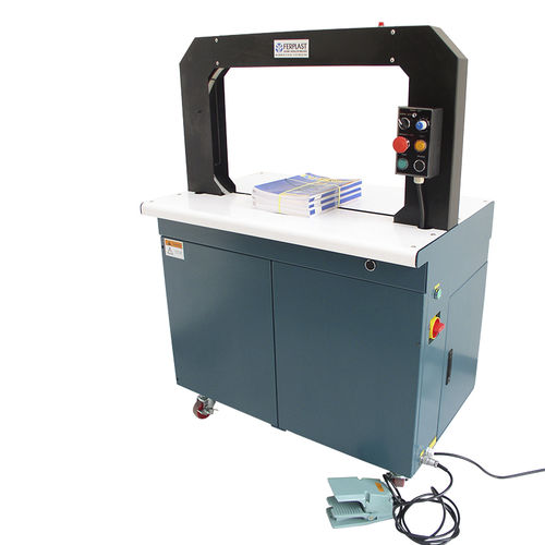 Semi-automatic strapping machine - ESH201 - Ferplast - for cardboard boxes / for cartons / for parcel
