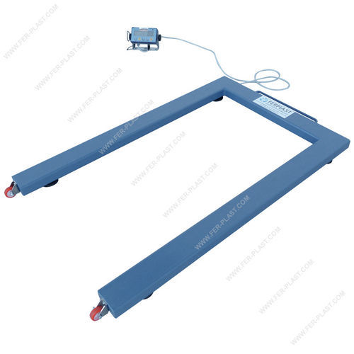 Mobile pallet scale - WFP series - Ferplast - stainless steel / with separate indicator / steel