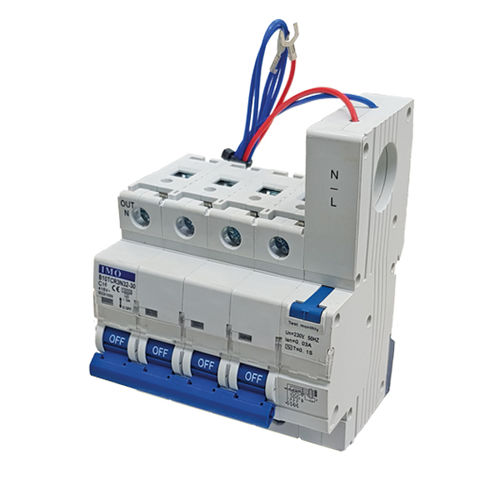 Thermal-magnetic residual current circuit breaker - B10TCR3N06-30 - IMO Precision Controls Limited - overcurrent / voltage / residual current